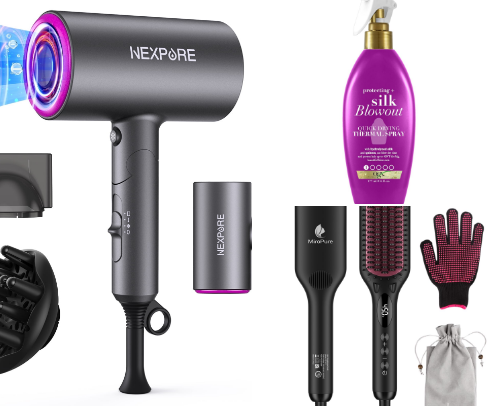 The best products for smooth, frizz free hair cover photo collage