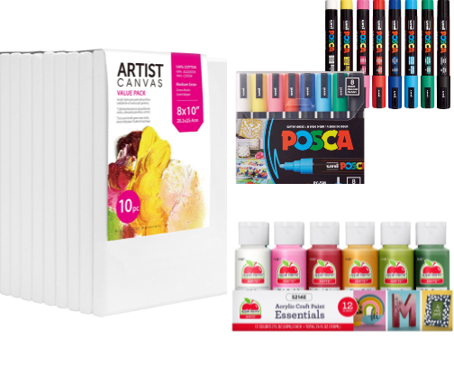 Must have art supplies !! cover photo collage