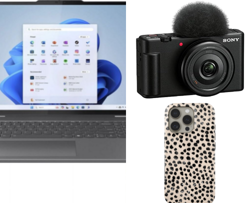 Electronics and accessories that I can't live without🔌✨️ cover photo collage