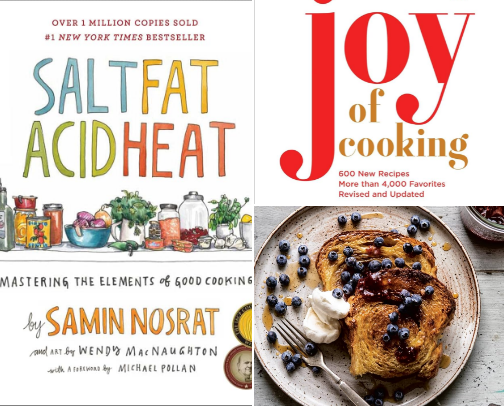 COOKBOOKS WORTH KEEPING cover photo collage