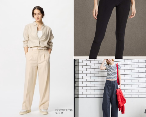 Women's Elegant Trouser cover photo collage