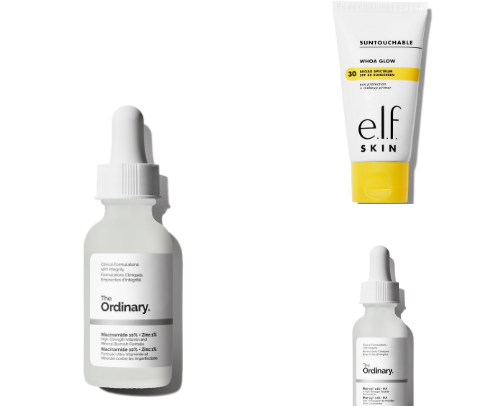 beauty basics that don't break the bank cover photo collage