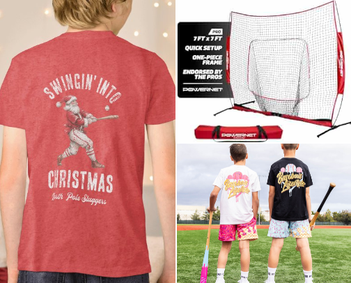 Home Run Gift Ideas for Baseball Kids cover photo collage