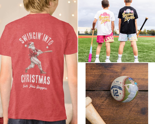 Home Run Gift Ideas for Baseball Kids cover photo collage