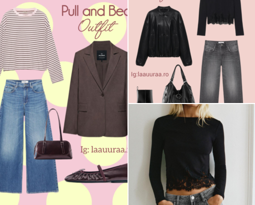 Outfits Pull and Bear cover photo collage