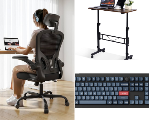 Perfect Home Office Setup cover photo collage