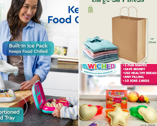 School Lunch Master: Meal Prep Made Simple cover photo collage