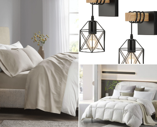 Bedroom essentials cover photo collage