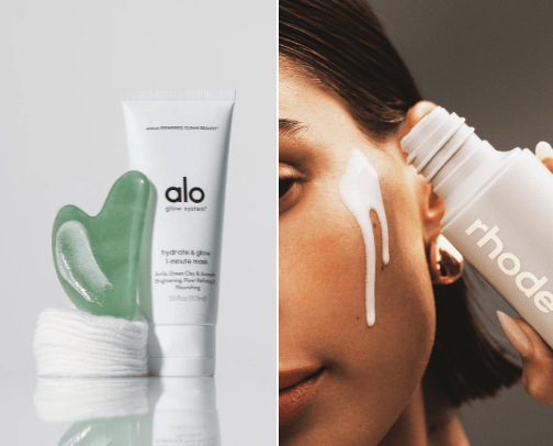 Glow Up Beauty Products cover photo collage