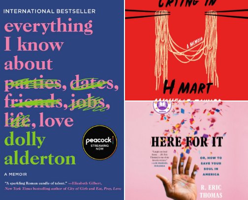 Memoirs Narrated By the Author - Audiobook Recs! cover photo collage