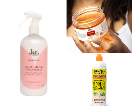 Loc hair products cover photo collage