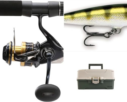 🎣 “Essential Gear for a Fishing Adventure” cover photo collage