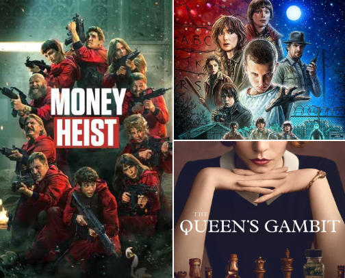 My personal TV series recommendations cover photo collage