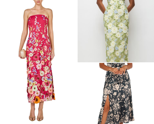 attending a summer wedding? these dresses should be at the top of your list cover photo collage