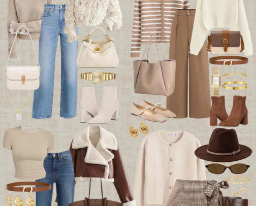 falling for style: cute fall fits 🍁🧡 cover photo collage