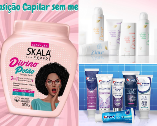 Hygiene/beauty products cover photo collage