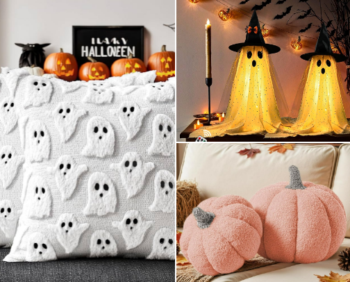 HALLOWEEN 2025 decor & costumes! cover photo collage