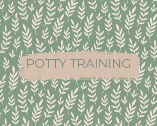 how I made potty training easier! cover photo collage