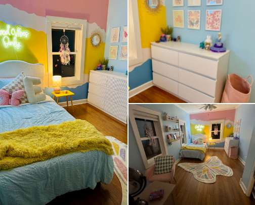 ROOM DESIGN: Pastel & Butterfly cover photo collage