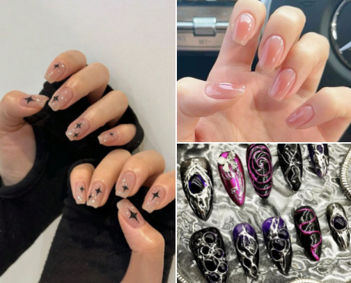 Nails cover photo collage