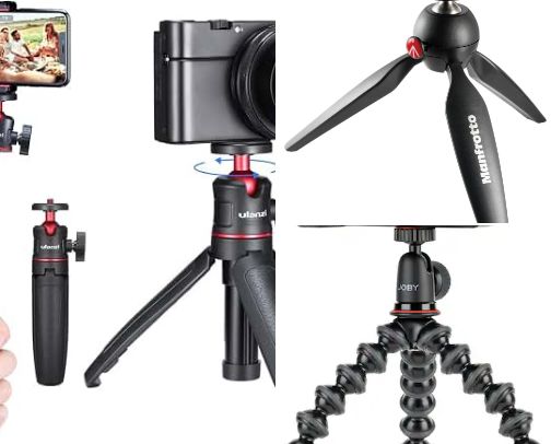 📱🎥 Mini Tripods for Smartphones & Content Creators cover photo collage