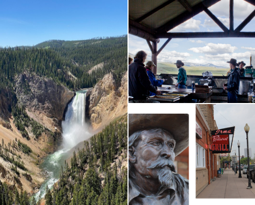 Two favorite national parks: Yellowstone and the Grand Tetons cover photo collage