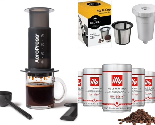Coffee Worth Waking Up For ☕ My Favorite Brews & Coffee Essentials cover photo collage