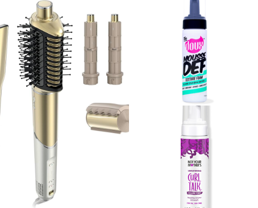 My curl rotation cover photo collage