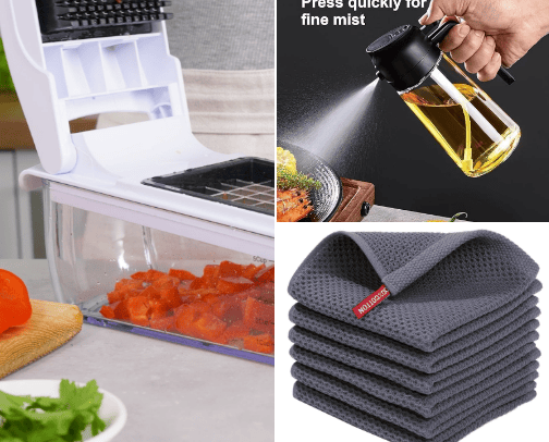 Must-Have Kitchen Essentials You Can't Live Without! cover photo collage