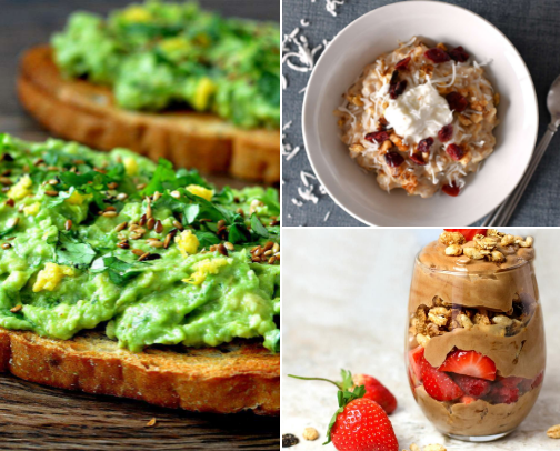 Easy Healthy Breakfast Recipes for Weight Loss cover photo collage