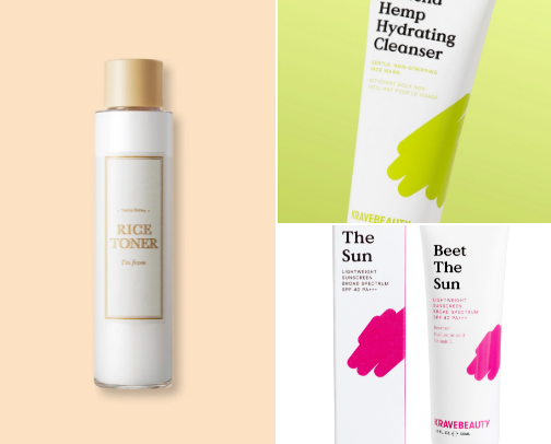 Skincare Essentials ✨ cover photo collage