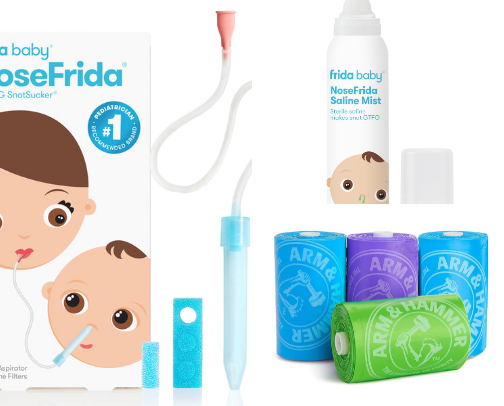 Baby essentials cover photo collage