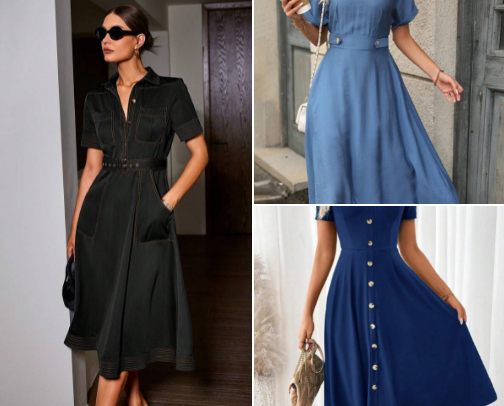 my go-to Dresses cover photo collage
