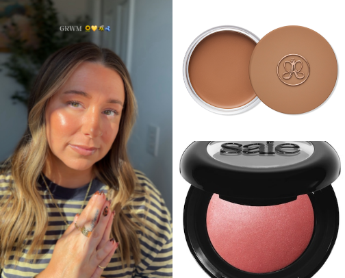 grwm 🌻💛🐝🫐 cover photo collage