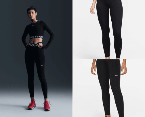 Womens sports wear cover photo collage