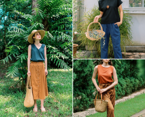Natural Fiber Clothes I love cover photo collage
