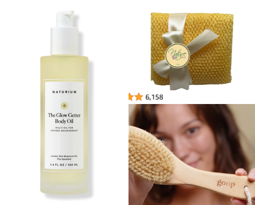 The Ultimate Everything Shower Guide for Healthy + Glowing skin🚿 🧼 ✨☀️ cover photo collage