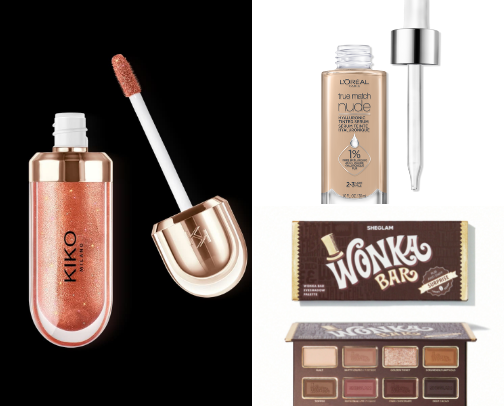 My favourite drugstore makeup 🩷🧴 cover photo collage