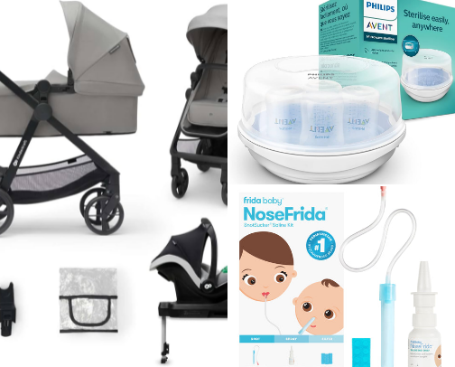 Baby esentials every parent needs cover photo collage