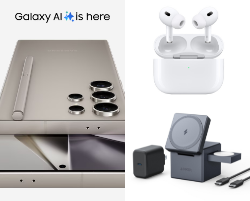 🎧 Tech & Gadgets cover photo collage