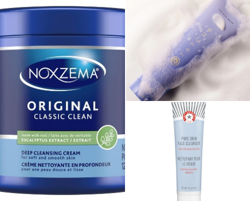 Skincare Products for Dry, Acne Prone Skin cover photo collage