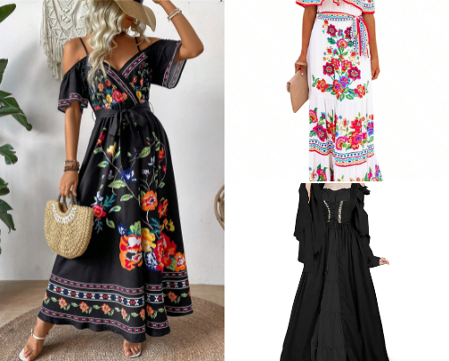 Dia De Los Muertos Photoshoot cover photo collage