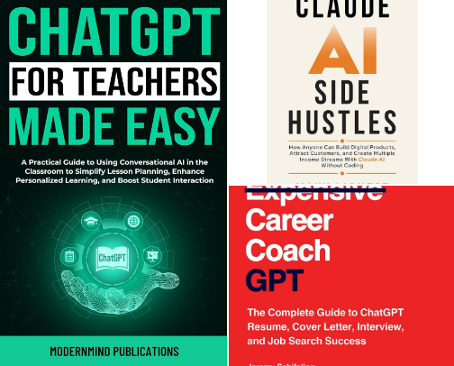 Best AI Books for Teachers cover photo collage