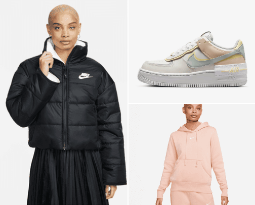 Sports  clothes (Nike,Jordan and Converse) cover photo collage