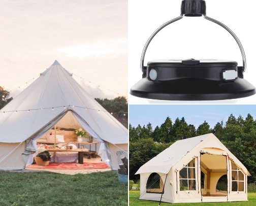 Ultimate Glamping Essentials: Your Guide to Luxe Outdoor Living cover photo collage