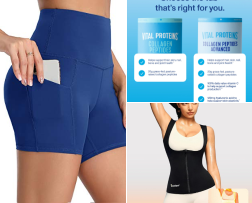 At home gym must haves 🏋️‍♀️ 💪 🦵 cover photo collage
