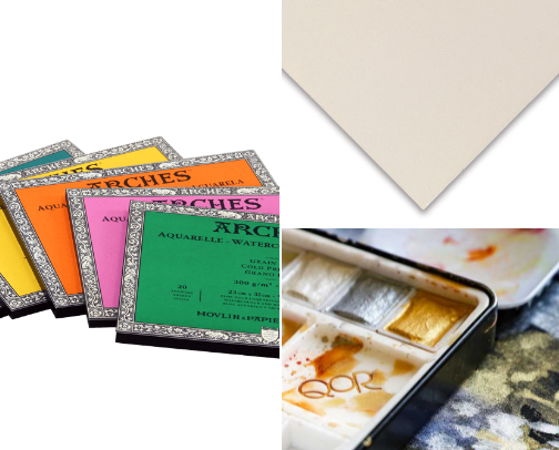 Art supplies I love cover photo collage