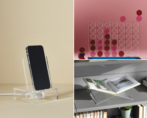 All things Acrylic: Chic Finds for your Home and Office cover photo collage