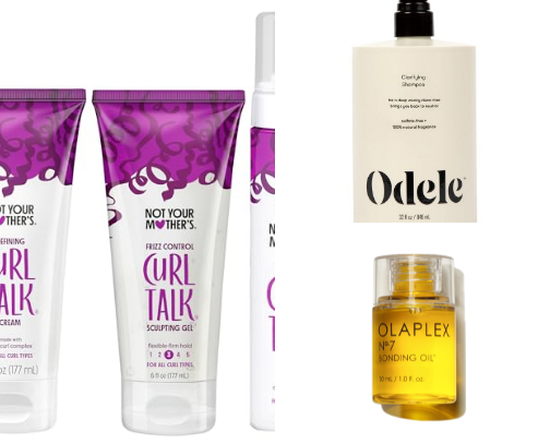 Current favorite curly hair products ✨🫶🏽 cover photo collage