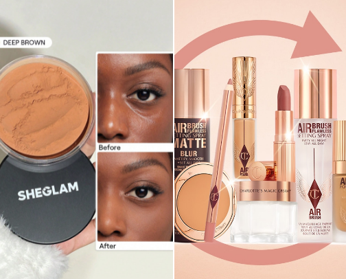 Makeup for all skin type cover photo collage